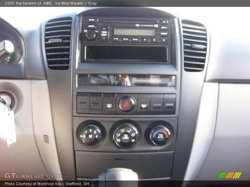 Ice Blue Metallic / Gray 2005 Kia Sorento LX 4WD