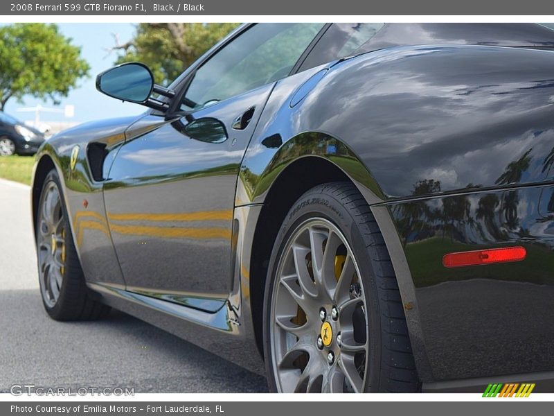 Black / Black 2008 Ferrari 599 GTB Fiorano F1