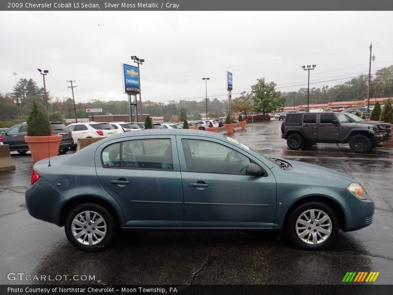 Silver Moss Metallic / Gray 2009 Chevrolet Cobalt LS Sedan