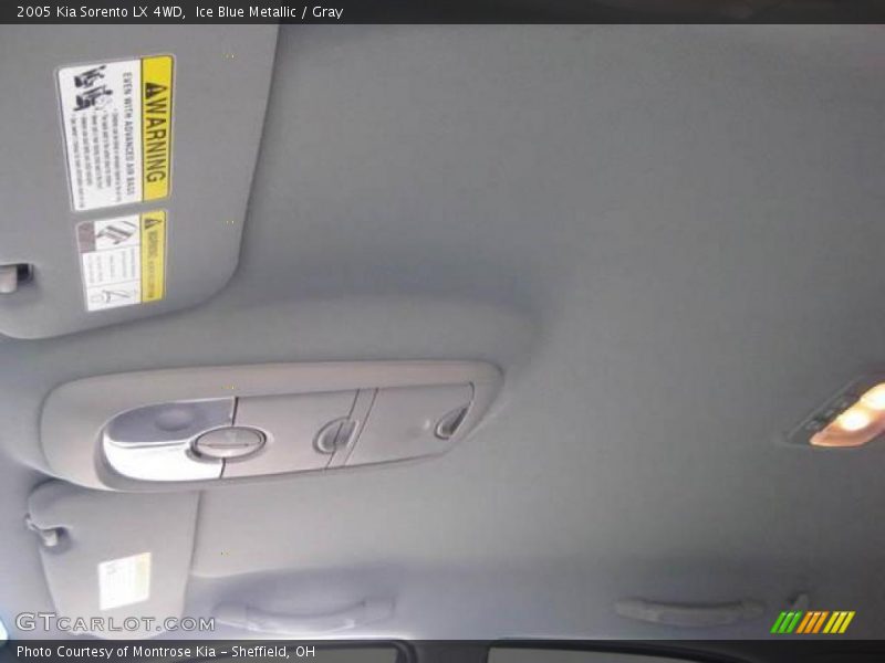Ice Blue Metallic / Gray 2005 Kia Sorento LX 4WD