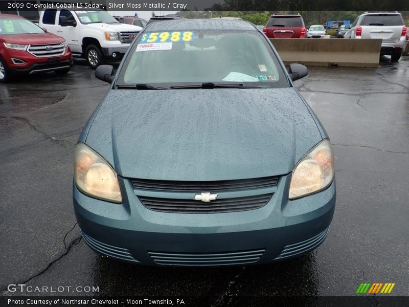 Silver Moss Metallic / Gray 2009 Chevrolet Cobalt LS Sedan