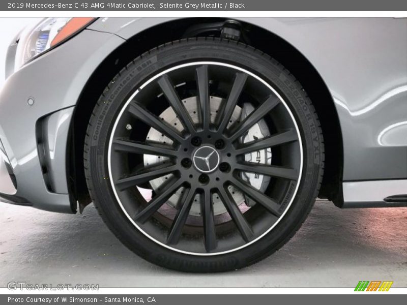 Selenite Grey Metallic / Black 2019 Mercedes-Benz C 43 AMG 4Matic Cabriolet