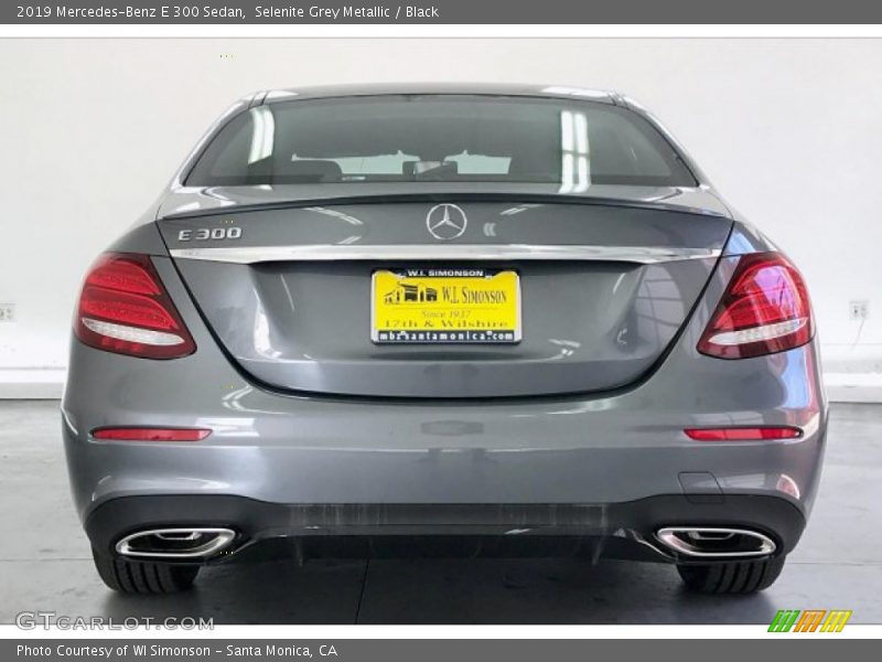 Selenite Grey Metallic / Black 2019 Mercedes-Benz E 300 Sedan
