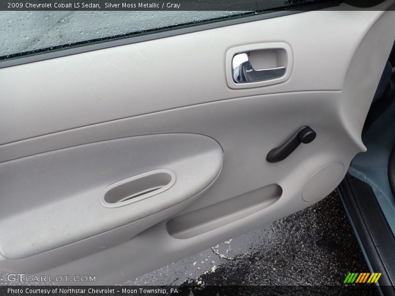 Silver Moss Metallic / Gray 2009 Chevrolet Cobalt LS Sedan