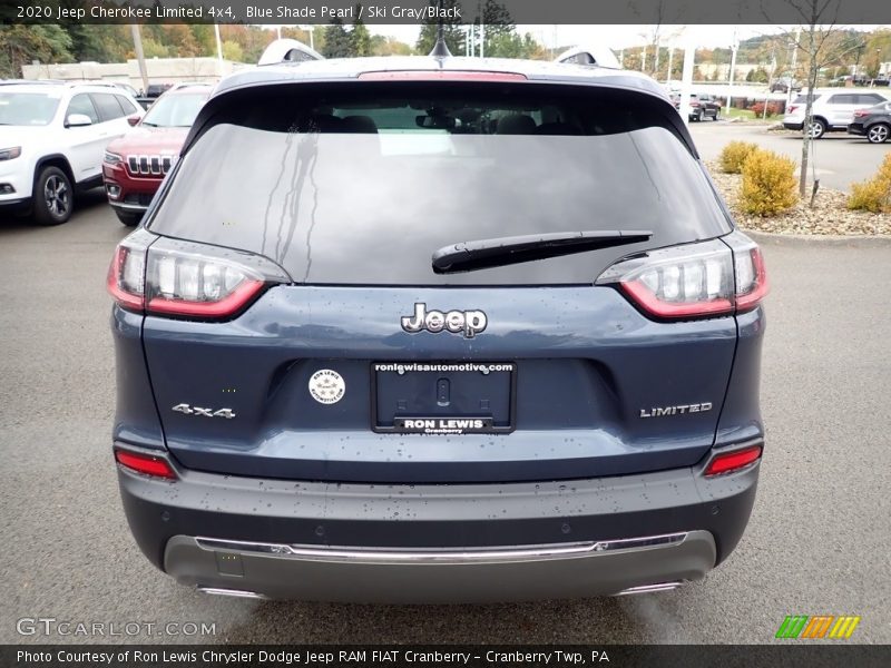 Blue Shade Pearl / Ski Gray/Black 2020 Jeep Cherokee Limited 4x4