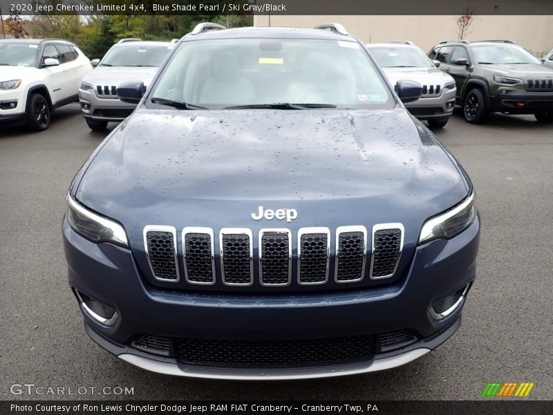 Blue Shade Pearl / Ski Gray/Black 2020 Jeep Cherokee Limited 4x4