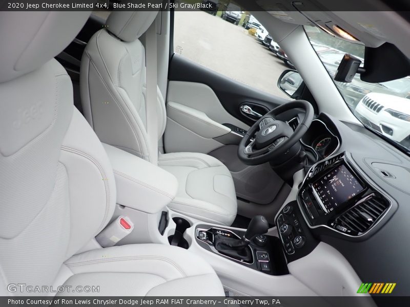 Front Seat of 2020 Cherokee Limited 4x4