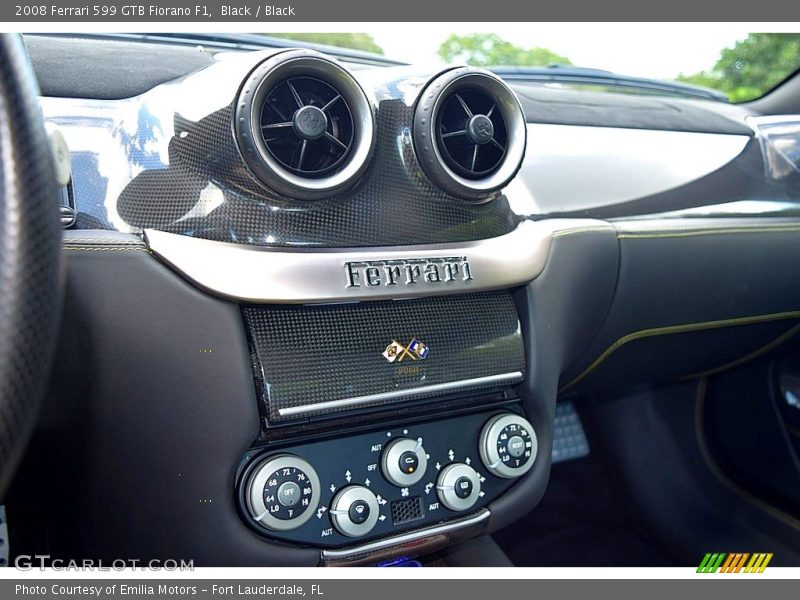 Controls of 2008 599 GTB Fiorano F1