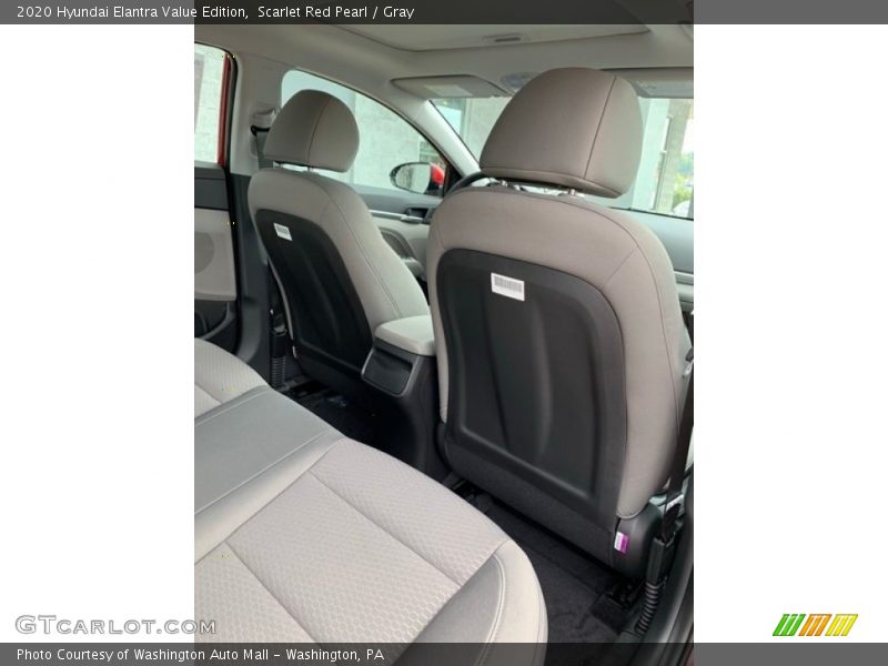 Scarlet Red Pearl / Gray 2020 Hyundai Elantra Value Edition