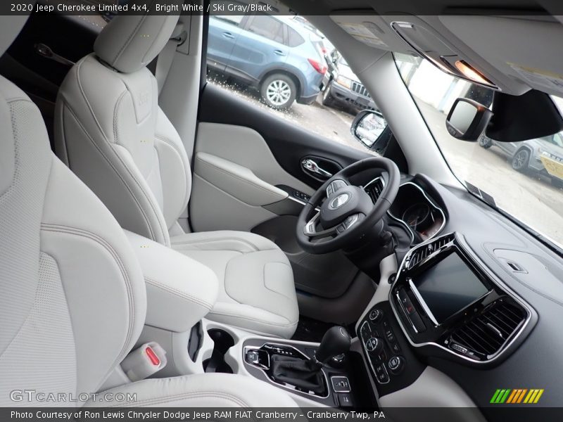 Bright White / Ski Gray/Black 2020 Jeep Cherokee Limited 4x4