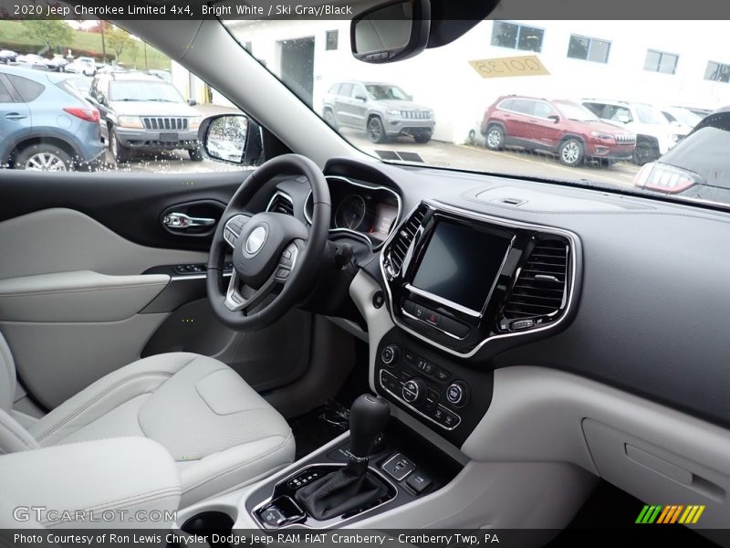 Bright White / Ski Gray/Black 2020 Jeep Cherokee Limited 4x4