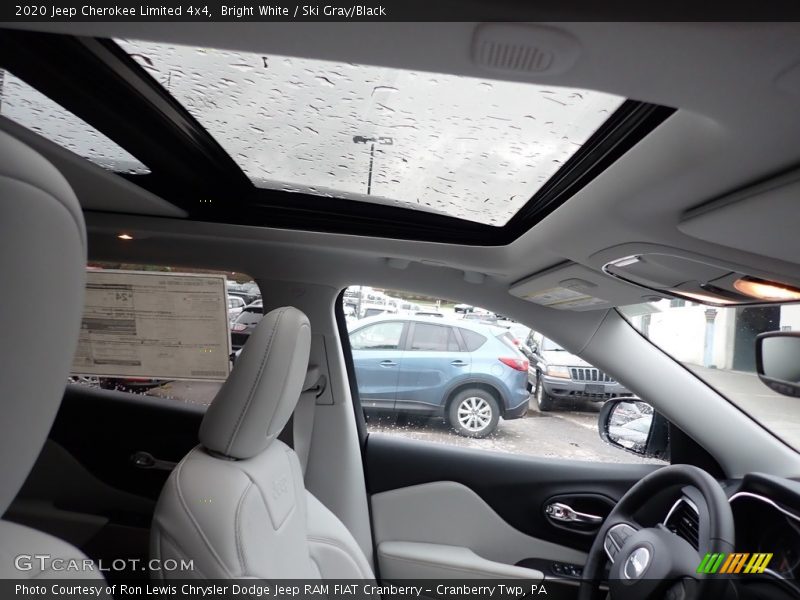 Bright White / Ski Gray/Black 2020 Jeep Cherokee Limited 4x4