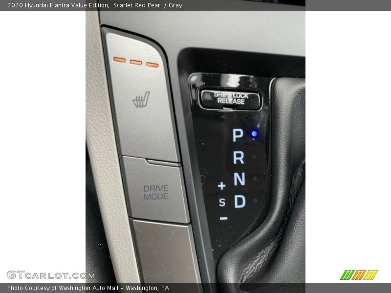 Scarlet Red Pearl / Gray 2020 Hyundai Elantra Value Edition