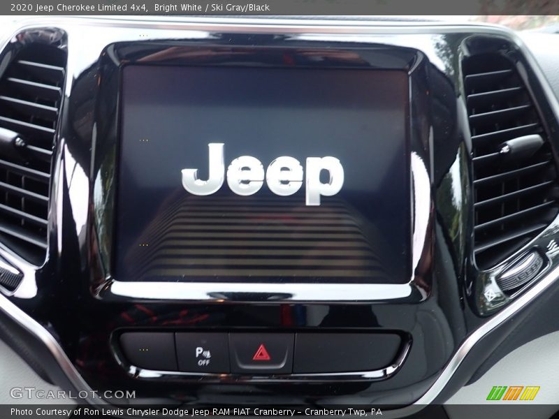 Bright White / Ski Gray/Black 2020 Jeep Cherokee Limited 4x4