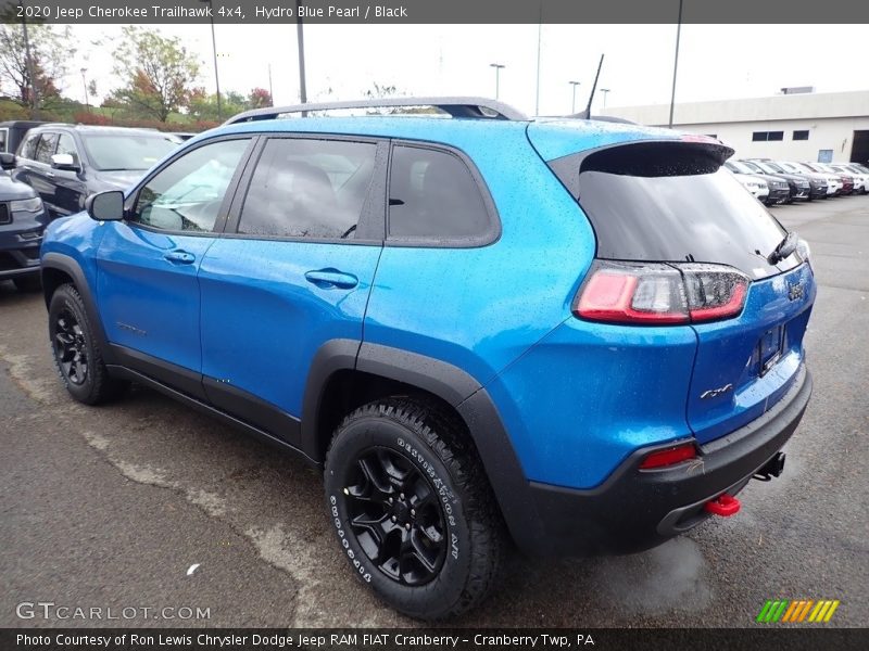 Hydro Blue Pearl / Black 2020 Jeep Cherokee Trailhawk 4x4