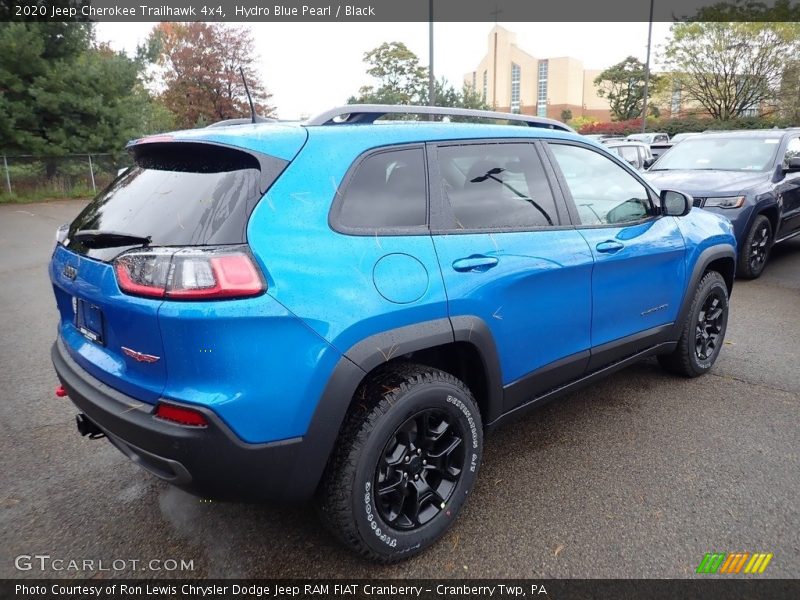 Hydro Blue Pearl / Black 2020 Jeep Cherokee Trailhawk 4x4