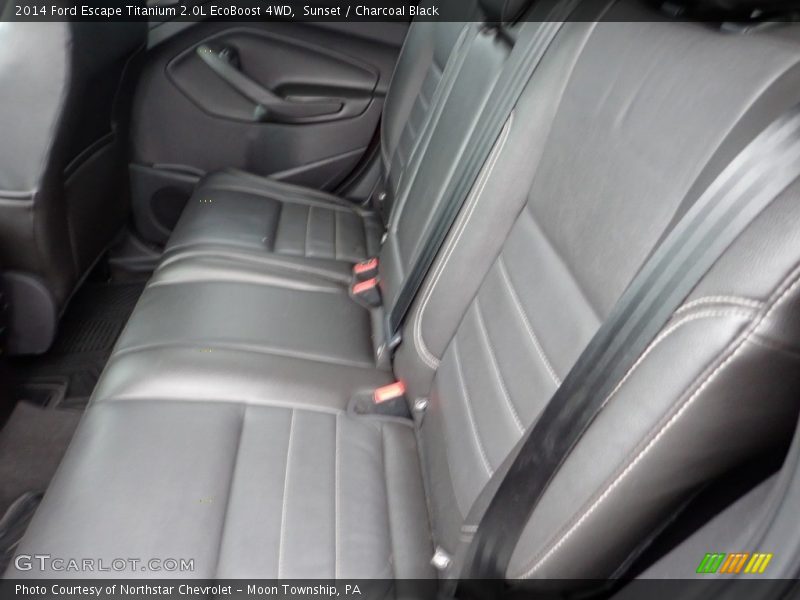 Sunset / Charcoal Black 2014 Ford Escape Titanium 2.0L EcoBoost 4WD