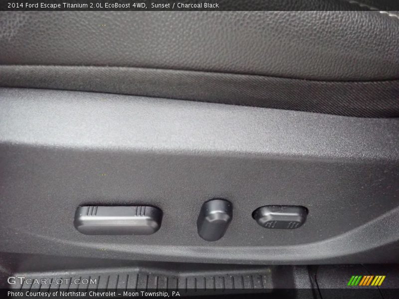 Sunset / Charcoal Black 2014 Ford Escape Titanium 2.0L EcoBoost 4WD