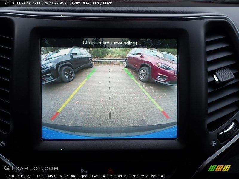 Hydro Blue Pearl / Black 2020 Jeep Cherokee Trailhawk 4x4