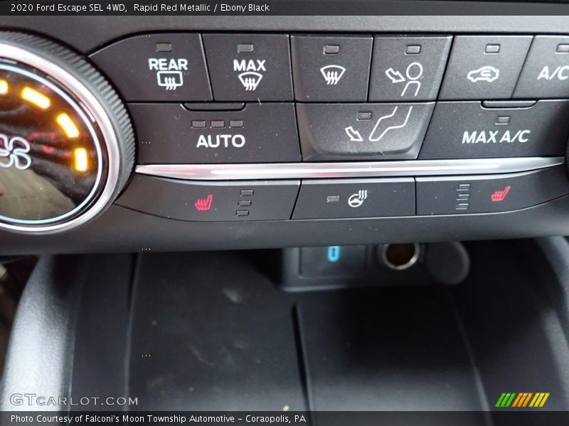 Controls of 2020 Escape SEL 4WD