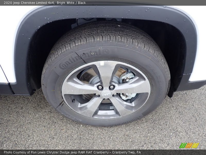 Bright White / Black 2020 Jeep Cherokee Limited 4x4