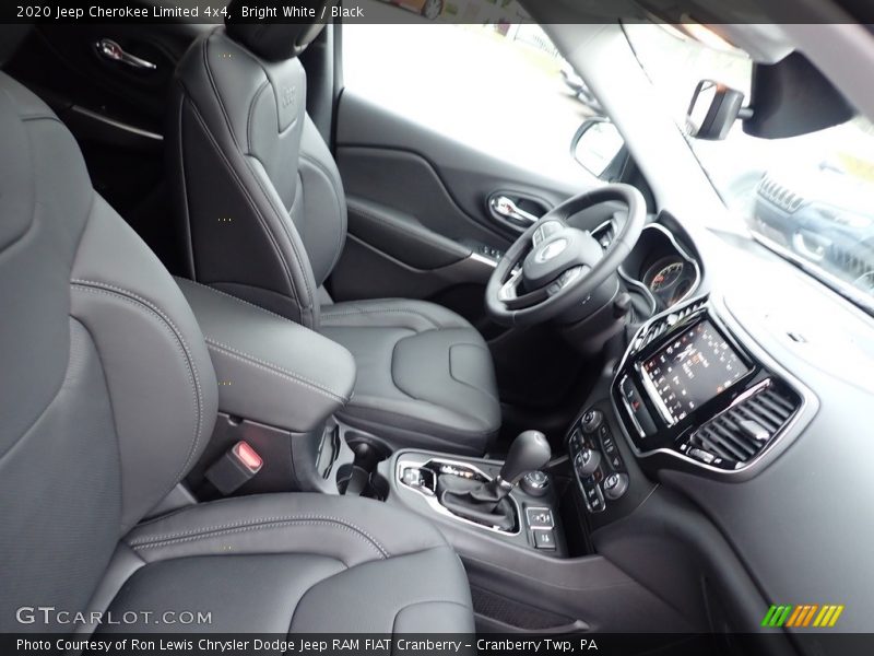 Bright White / Black 2020 Jeep Cherokee Limited 4x4