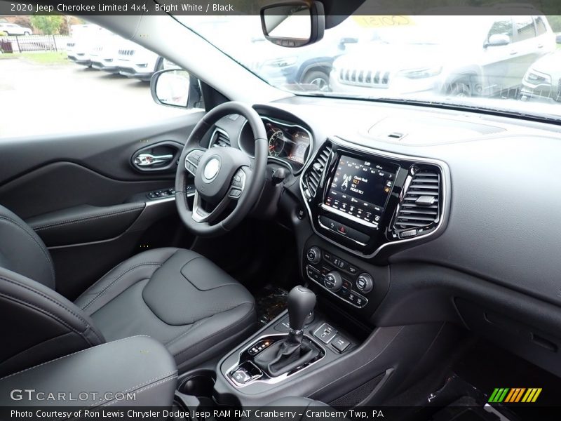 Bright White / Black 2020 Jeep Cherokee Limited 4x4