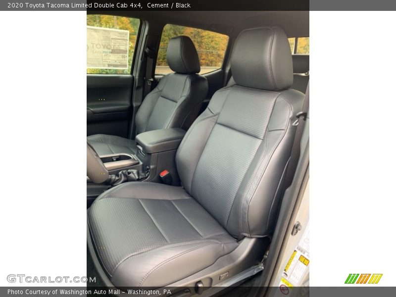 Front Seat of 2020 Tacoma Limited Double Cab 4x4