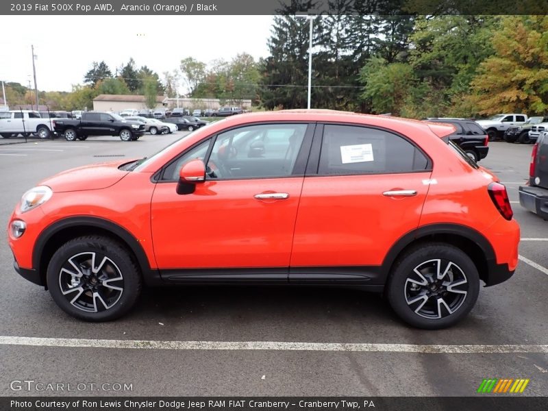  2019 500X Pop AWD Arancio (Orange)