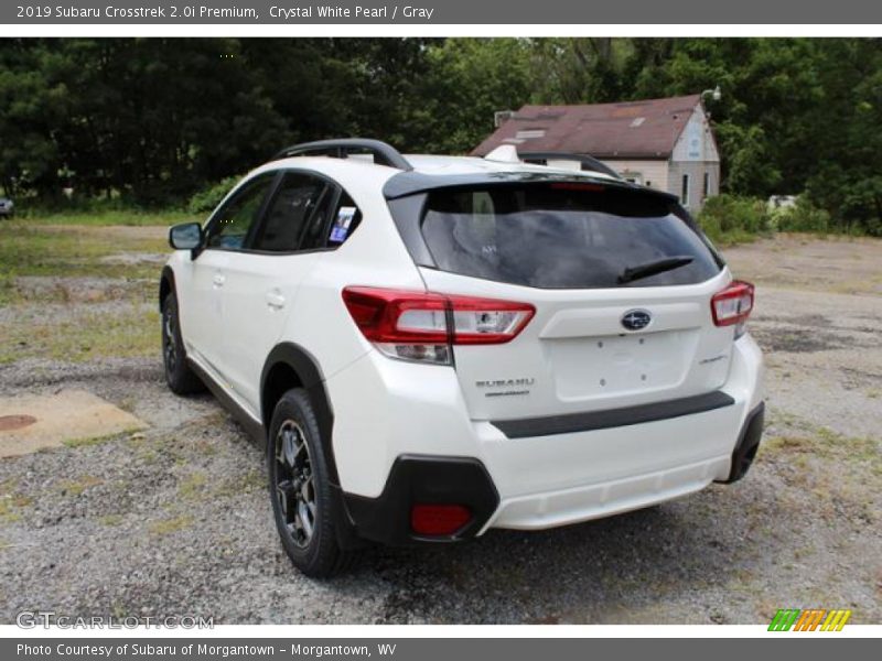 Crystal White Pearl / Gray 2019 Subaru Crosstrek 2.0i Premium