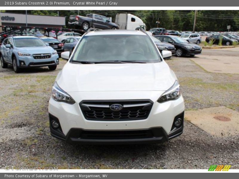 Crystal White Pearl / Gray 2019 Subaru Crosstrek 2.0i Premium
