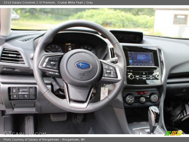 Crystal White Pearl / Gray 2019 Subaru Crosstrek 2.0i Premium