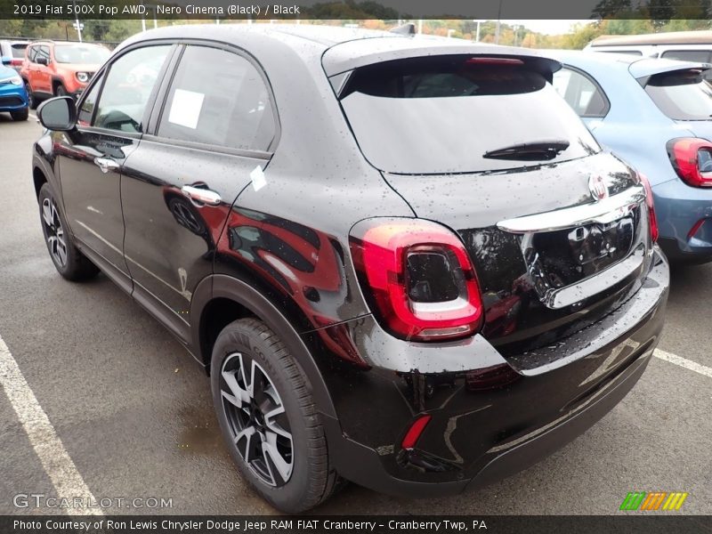 Nero Cinema (Black) / Black 2019 Fiat 500X Pop AWD