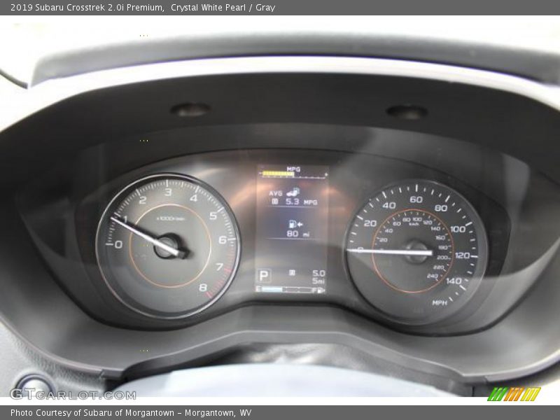 Crystal White Pearl / Gray 2019 Subaru Crosstrek 2.0i Premium