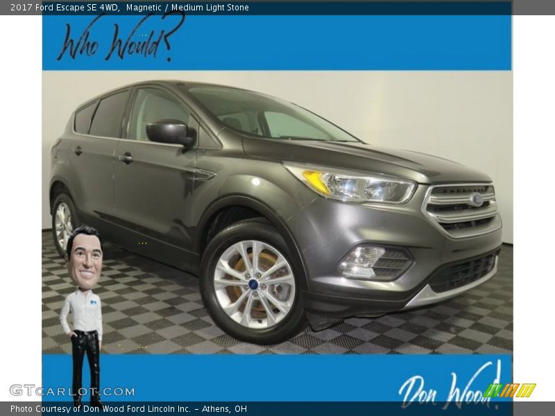 Magnetic / Medium Light Stone 2017 Ford Escape SE 4WD
