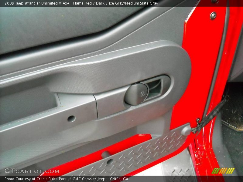 Flame Red / Dark Slate Gray/Medium Slate Gray 2009 Jeep Wrangler Unlimited X 4x4