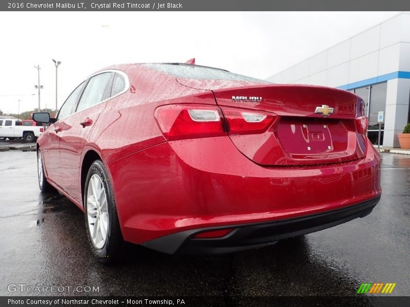 Crystal Red Tintcoat / Jet Black 2016 Chevrolet Malibu LT