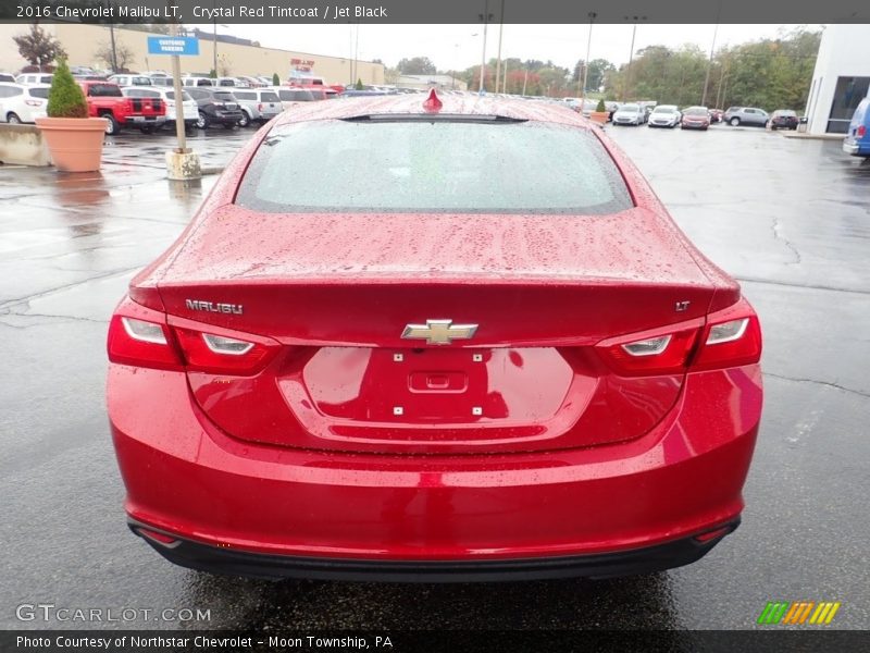Crystal Red Tintcoat / Jet Black 2016 Chevrolet Malibu LT