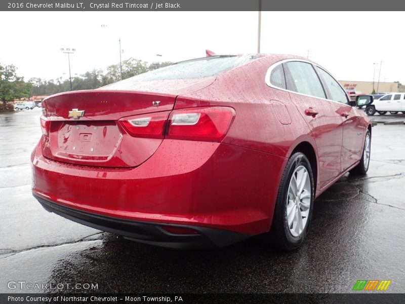 Crystal Red Tintcoat / Jet Black 2016 Chevrolet Malibu LT