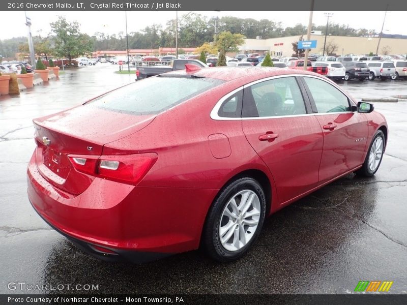 Crystal Red Tintcoat / Jet Black 2016 Chevrolet Malibu LT