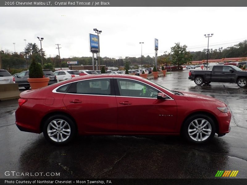Crystal Red Tintcoat / Jet Black 2016 Chevrolet Malibu LT