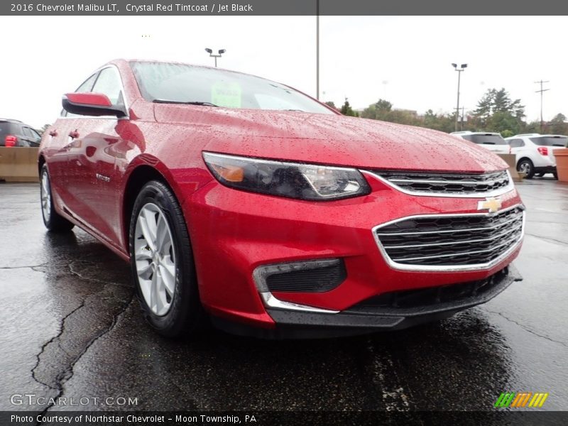 Crystal Red Tintcoat / Jet Black 2016 Chevrolet Malibu LT