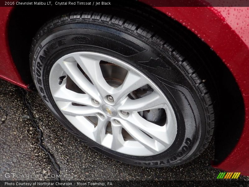 Crystal Red Tintcoat / Jet Black 2016 Chevrolet Malibu LT
