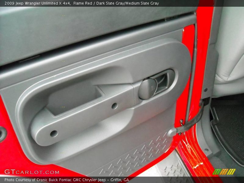 Flame Red / Dark Slate Gray/Medium Slate Gray 2009 Jeep Wrangler Unlimited X 4x4