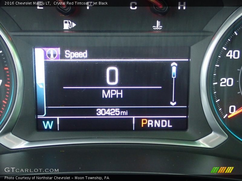 Crystal Red Tintcoat / Jet Black 2016 Chevrolet Malibu LT