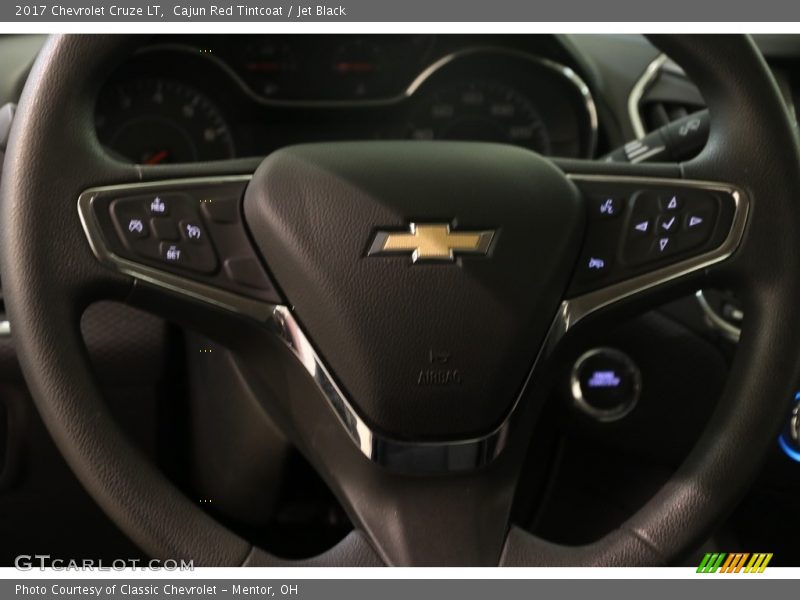 Cajun Red Tintcoat / Jet Black 2017 Chevrolet Cruze LT