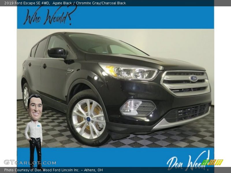 Agate Black / Chromite Gray/Charcoal Black 2019 Ford Escape SE 4WD