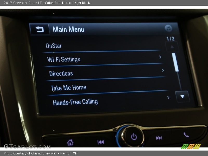 Cajun Red Tintcoat / Jet Black 2017 Chevrolet Cruze LT