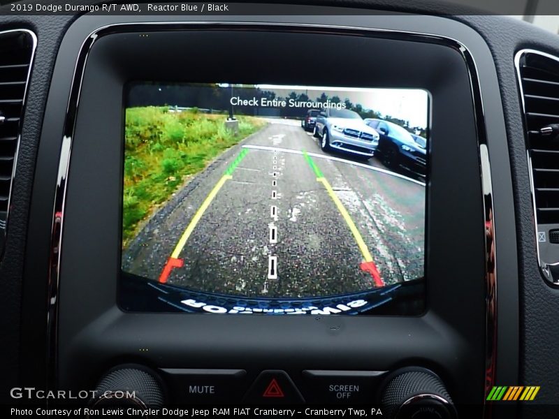 Reactor Blue / Black 2019 Dodge Durango R/T AWD