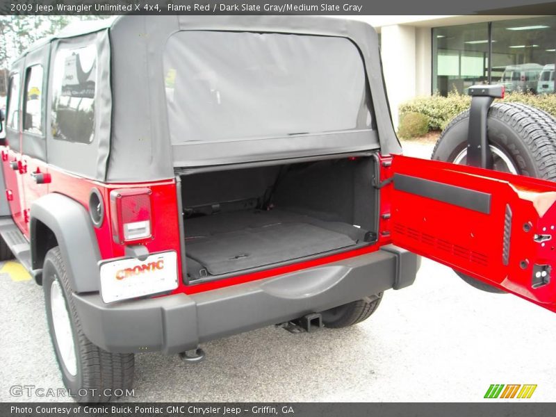 Flame Red / Dark Slate Gray/Medium Slate Gray 2009 Jeep Wrangler Unlimited X 4x4